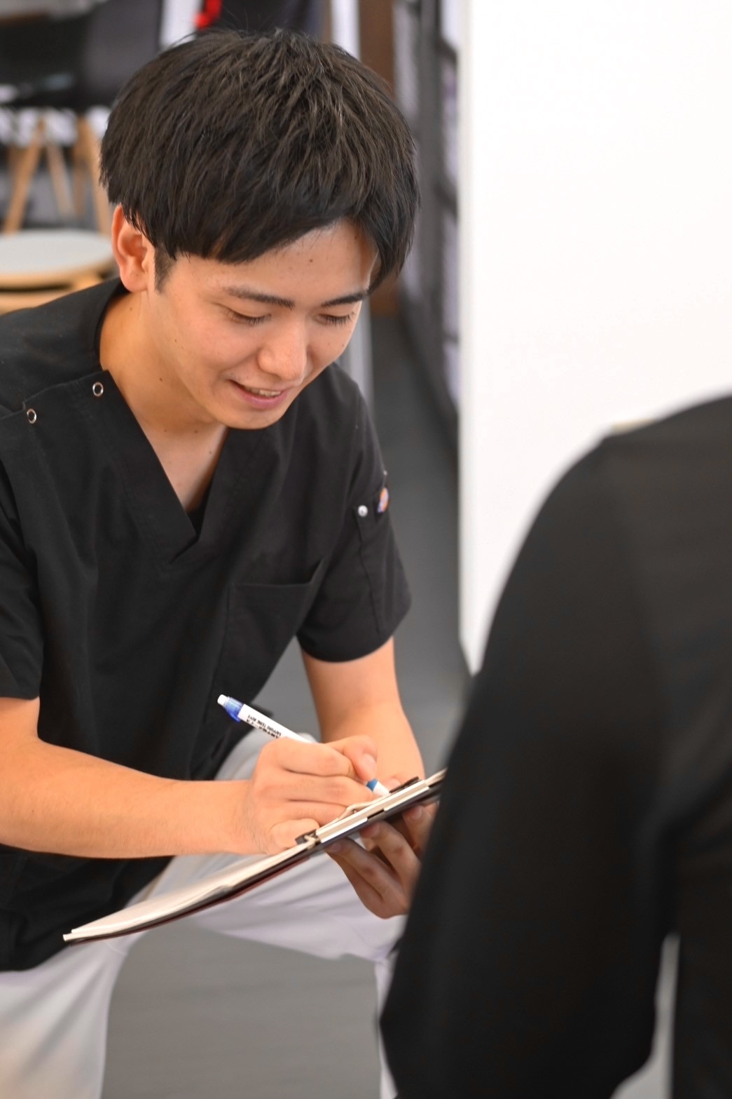 評価・施術風景